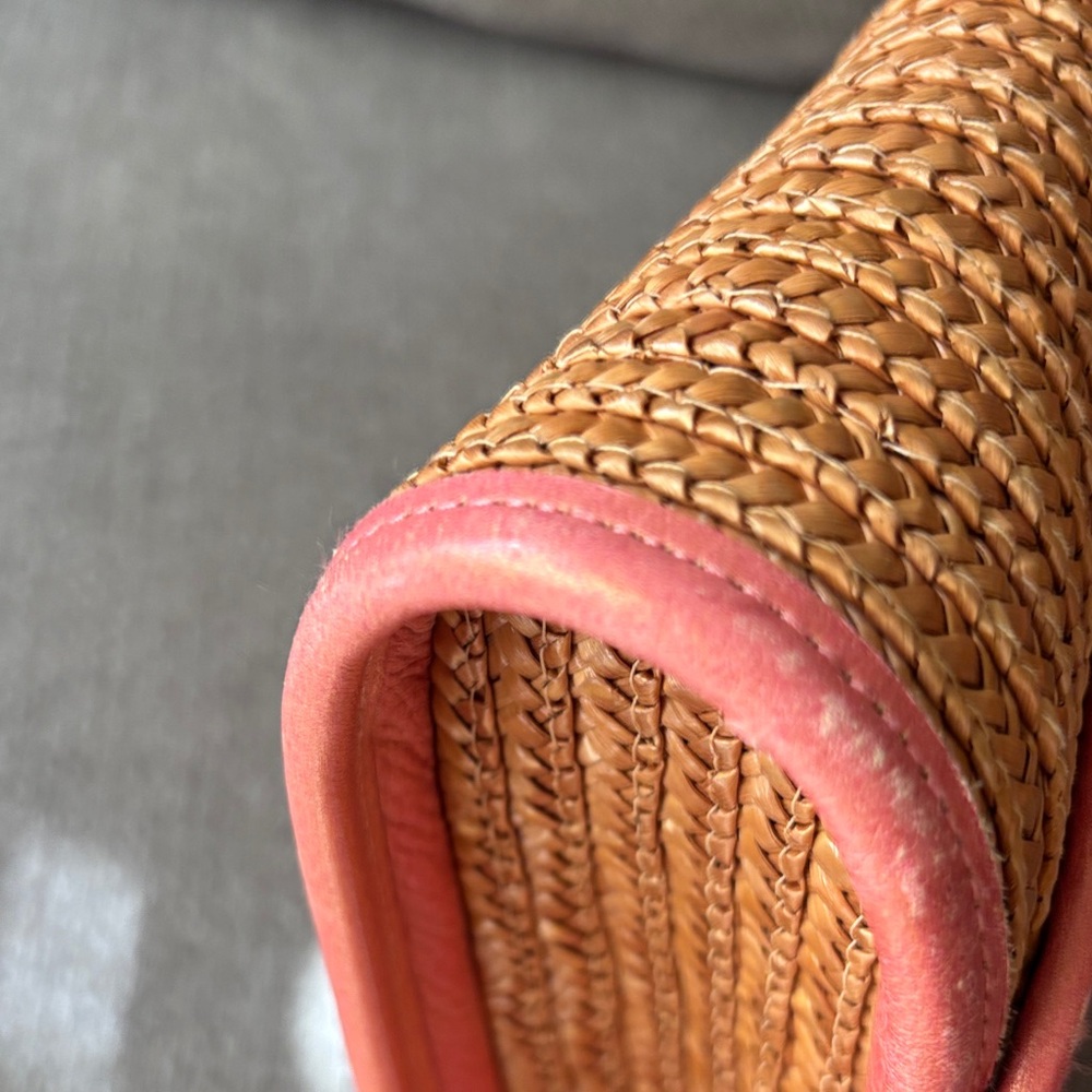 Elegant Coral Embossed Clutch - Picture 14 of 17
